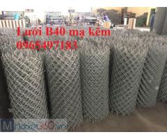 Lưới B40 mạ kẽm ô 50x50mm, 60x60mm, 70x70mm có sẵn tại Hà Nội