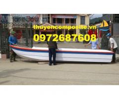 Thuyền nhựa composite, thuyền chèo tay, thuyền composite gắn máy tại Thừa Thiên Huế