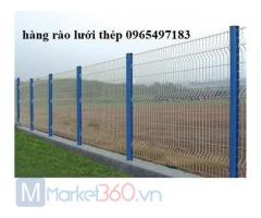 Hàng rào lưới thép mạ kẽm, hàng rào lưới thép sơn tĩnh điện,hàng rào gập đầu, hàng rào chấn sóng tăng cứng