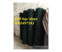 Lưới B40 bọc nhựa , lưới bọc nhựa cao từ 80cm - 2.4m có sẵn tại kho Hà Nội