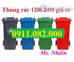 Thùng rác 120l 240l 660l giá rẻ- thùng rác- thùng rác giá tốt nhất hiện nay-
