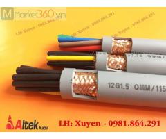 Dây cáp điều khiển 12x1.5mm2 lõi đồng mềm Altek Kabel