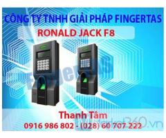 Máy chấm công vân tay thẻ cảm ứng tích hợp đóng mở cửa Ronald Jack F8