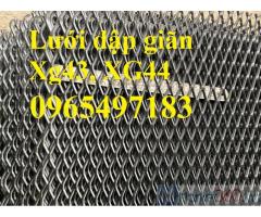 Lưới dập giãn xg43, xg44, xg19, xg20, XG21, lưới trám , lưới hình thoi Có sẵn tại Hà Nội