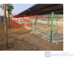 Lưới hàng rào gập tam giác 2 đầu , hàng rào lưới thép hàn sản xuất theo kích thước yêu cầu