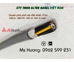 Cáp điều khiển Altek kabel 10 lõi 0.5, 0.75, 1.0, 1.5 mm2