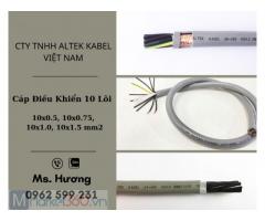 Cáp điều khiển Altek kabel 10 lõi 0.5, 0.75, 1.0, 1.5 mm2