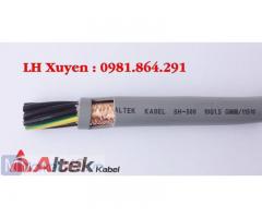 Dây cáp điều khiển, cáp điện 10x0.5mm2 lõi đồng tóc Altek Kabel