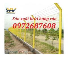 Giá hàng rào thép mạ kẽm, lưới thép hàng rào, hàng rào lưới thép hàn tại Bình Phước