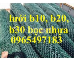 Lưới B20 bọc nhựa khổ 1mx10m, 1,2mx10 có sẵn kho Hà Nội