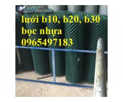 Lưới B20 bọc nhựa khổ 1mx10m, 1,2mx10 có sẵn kho Hà Nội