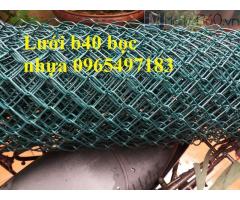 Lưới B40 bọc nhựa có sẵn làm hàng rào khổ 1m, 1.2m, 1.5m, 1.8m. 2m, 2.2m, 2.4m