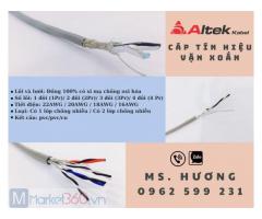 Cáp tín hiệu vặn xoắn Altek kabel/ Cáp đồng bọc xi bạc