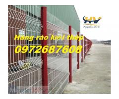 Lưới thép hàng rào, hàng rào mạ kẽm, hàng rào sơn tĩnh điện tại Lâm Đồng