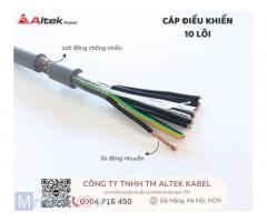Cáp điều khiển 10x0.5,10x0.75,10x1.0,10x1.5mm Altek Kabel chống nhiễu