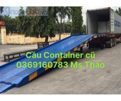 Thanh lý cầu dẫn xe nâng lên container 10T Việt Thành