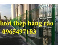 Hàng rào lưới thép gập 2 đầu tam giác