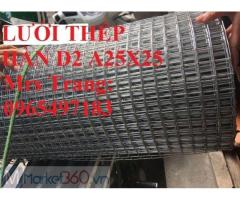 Lưới thép hàn mạ kẽm D2 ô 25x25, lưới thép hàn mạ kẽm D2 a 25x25