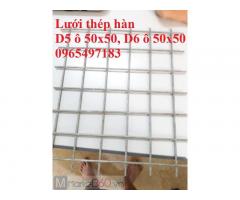 Lưới thép hàn phi 5 ô 50x50, lưới thép hàn d5 a 50x50 sản xuất theo yêu cầu