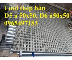 Lưới thép hàn phi 5 ô 50x50, lưới thép hàn d5 a 50x50 sản xuất theo yêu cầu