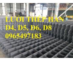 Lưới thép hàn phi 5 ô 100x100, 150x150, 200x200, lưới thép hàn D5 a 100x100, 150x150, 200x200