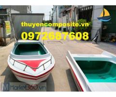 Bán thuyền tam bản, thuyền ba lá, thuyền ghe composite, vỏ lãi, cano composite giá rẻ tại Đà Nẵng