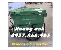 Thùng rác tại hà nội,thùng rác composite, thùng rác công nghiệp, xe gom rác 660l composite