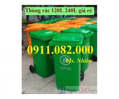 Thùng rác nhập khẩu giá rẻ cạnh tranh- thùng rác 120 lít 240 lít 660 lít-