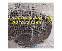 Lưới đan inox 304 ô 15x15
