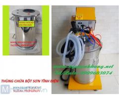 Thùng inox đựng bột sơn tĩnh điệnb - STĐ NGUYÊN KHANG