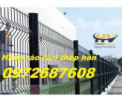 Hàng rào lưới thép, lưới hàng rào, hàng rào mạ kẽm nhúng nóng phi4, phi5, phi6 tại Bình Phước