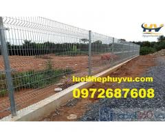 Lưới thép hàng rào mạ kẽm, lưới thép hàng rào sơn tĩnh điện, hàng rào lưới thép chấn sóng tại Lâm Đồng