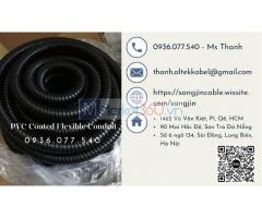 Ống ruột gà lõi thép bọc nhựa phi 3/8" (ID13 - OD16), sẵn kho Hồ Chí Minh - Hà Nội - Đà Nẵng