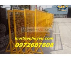 Hàng rào xếp sắt, hàng rào di động, hàng rào xếp gọn tại TP HCM