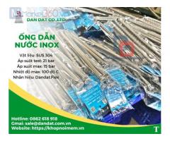 Ống mềm cấp nước nóng lạnh, dây dẫn nước inox, dây dẫn nước nóng lạnh, dây dẫn nước inox chịu nhiệt, ống cấp nước nóng lạnh inox