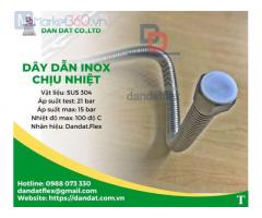 Ống mềm cấp nước nóng lạnh, dây dẫn nước inox, dây dẫn nước nóng lạnh, dây dẫn nước inox chịu nhiệt, ống cấp nước nóng lạnh inox