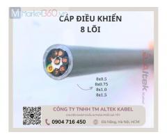 Cáp điều khiển 8x1.0, 8x1.5 Altek Kabel tại Đà Nẵng, Hà Nội, Hồ Chí Minh