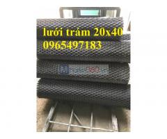 Lưới trám ô 20x40, lưới mắt cáo 20x40, lưới dập giãn mắt 20x40 , lưới hình thoi ô 20x40