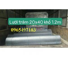 Lưới trám ô 20x40, lưới mắt cáo 20x40, lưới dập giãn mắt 20x40 , lưới hình thoi ô 20x40