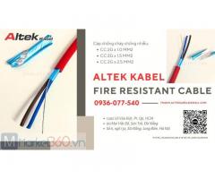 Cáp chống cháy Altek Kabel 2x1.0 MM2 - Fire resistant cable