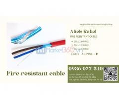 Cáp chống cháy Altek Kabel 2x1.0 MM2 - Fire resistant cable