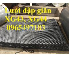 Lưới dập giãn XG43, XG44 dày 3ly, 4ly măt 22x50.8mm, lưới mắt cáo hình thoi dày 3ly, 4ly mắt 22x50.8