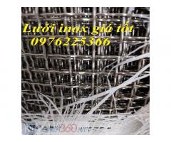 Lưới đan inox 304 ô 1cm ,1,5cm, 2cm