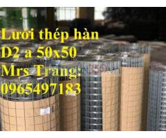 Lưới thép hàn dây 2ly, 2.5 ly ô 50x50 khổ 1m, 1.2m dài 30m