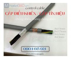 Cáp điều khiển/ cáp tín hiệu chống nhiễu 8 lõi Altek kabel 0.5/0.75/1.0/1.5mm