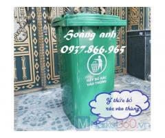Nhà nhập khẩu thùng rác 120l, thùng rác, thùng rác nhập khẩu, thùng rác, thùng rác công cộng, thùng rác trong công viên