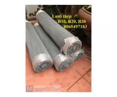 Lưới thép B10 ô 10x10mm, Lưới thép B20 ô 20x20mm có sẵn tại kho Hà Nội