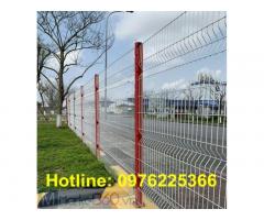 Hàng rào chắn sóng trên thân, hàng rào lưới thép sơn tĩnh điện