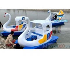 Sản xuất thiên nga đạp nước, thuyền đạp vịt, thiên nga composite tại Lâm Đồng