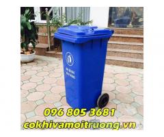 Thùng rác nhựa 120L công cộng giá rẻ tại TP HCM